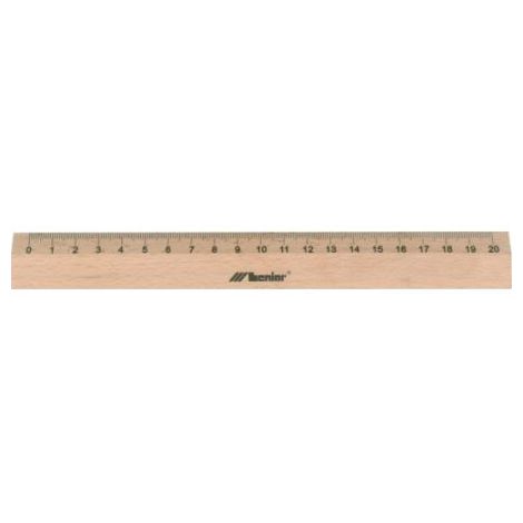 Linijka Leniar drewniana 17cm